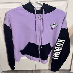 KUROMI outfit set. Hoodie, sweatpants and a shirt.